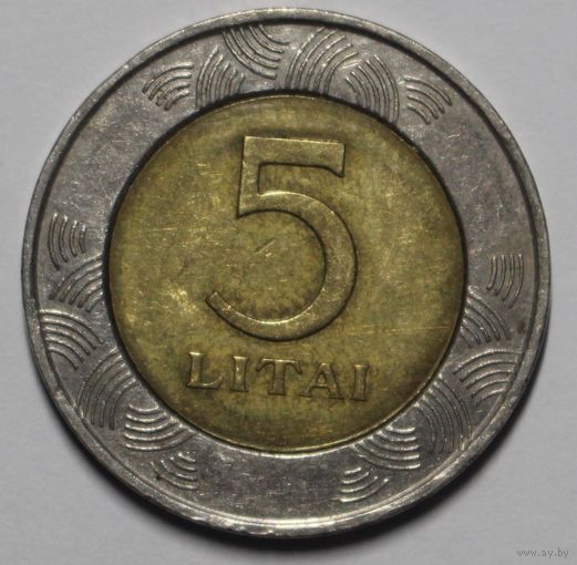 Литва, 5 лит, 1999 год