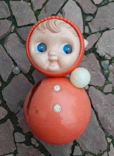 Неваляшка большая 40 см. В ремонт.