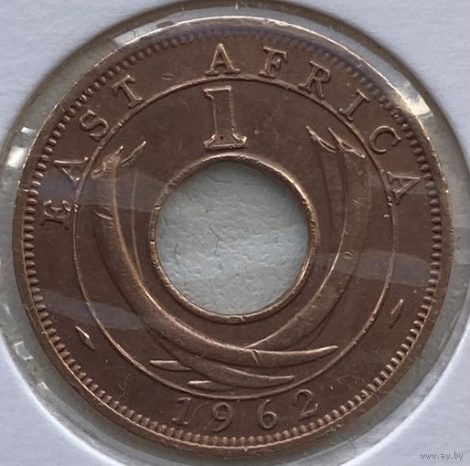 Британская Восточная Африка 1 цент 1962 г. В холдере
