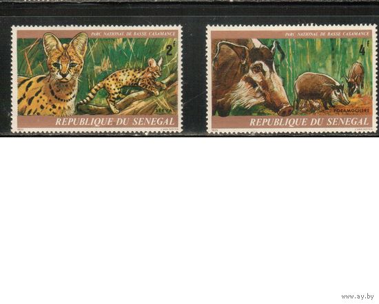 Сенегал-1976 (Мих.583,585) ,  ** , Фауна