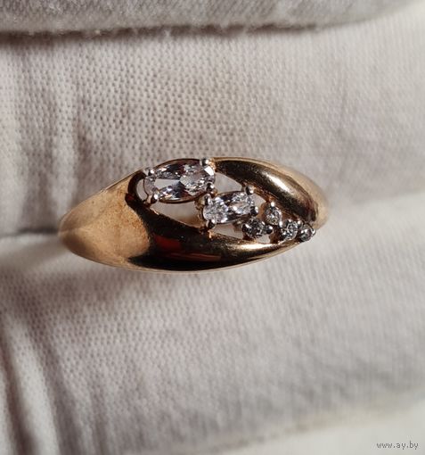 Кольцо перстень серебро 925, С РУБЛЯ! МНОГО ЛОТОВ С РУБЛЯ! лот#14