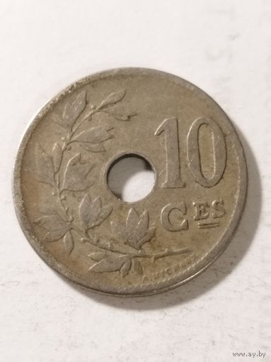Бельгия 10 сентим 1904