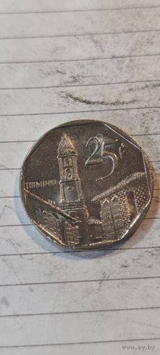 Куба 25 цент 2006