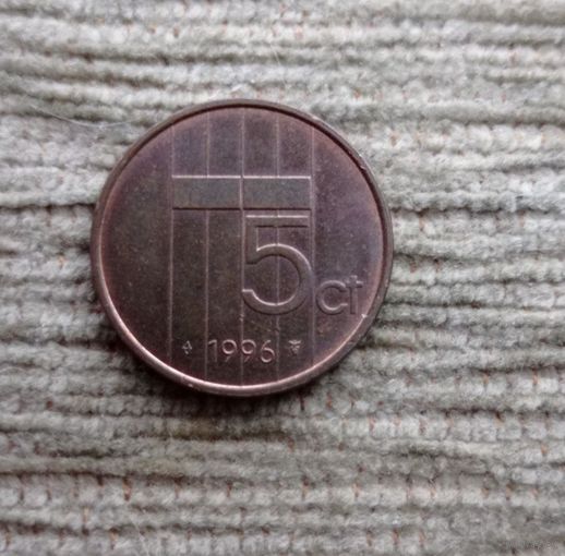 Werty71 Нидерланды 5 центов 1996