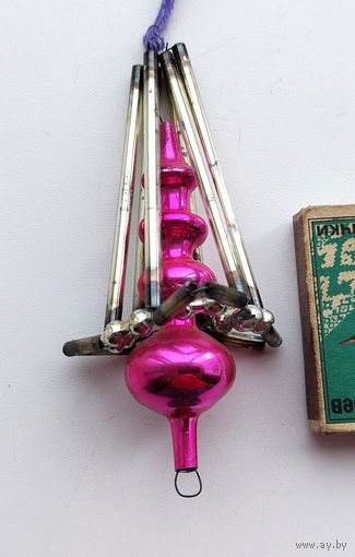 Ёлочная игрушка. Стеклярус. Ч-36.