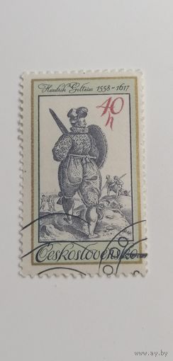 Чехословакия 1983. Костюмы из старых гравюр. Живопись