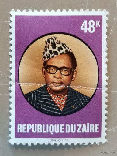 Марка Заир, Конго, президент Сиссе Секо, 1978 г.