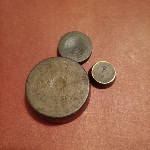 Гирьки старые 3 штуки