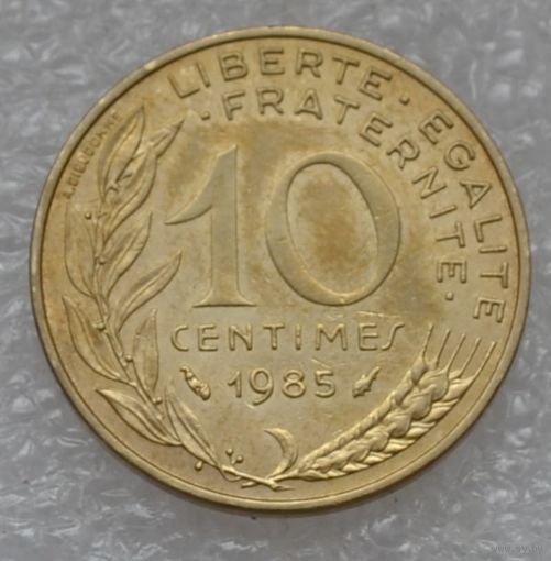 Франция, 10 сантимов 1985 г.