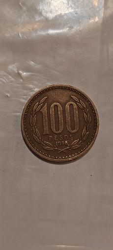 Чили 100 песос 1988