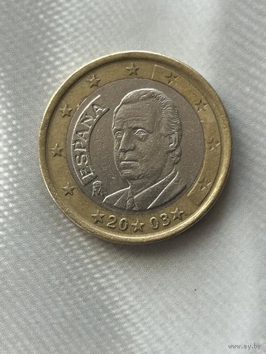 Испания 1 евро 2003