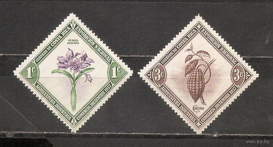 ФФ1 Коста Рика 1937 Цветы