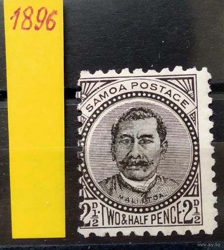 SAMOA САМОА\121в\ 1896  король Самоа Лаупепа