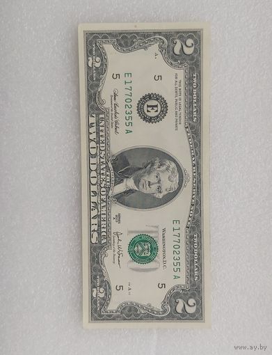США 2 доллара 2003 г.