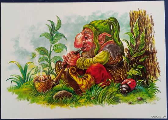 Курилка. О.Ковалева. Россия.