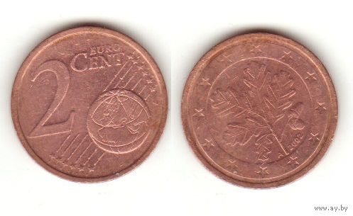 2 евроцента 2002 А