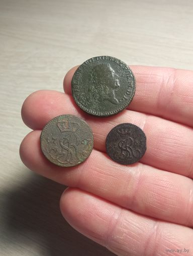 Монеты 3шт.