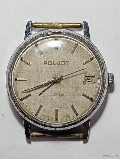 Часы механические Полет ( Poljot )   , 17 камней , автоподзавод  .  СССР .