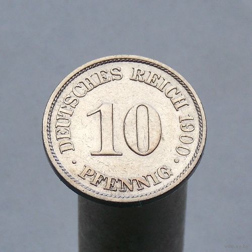 Германия 10 пфеннигов 1900 A