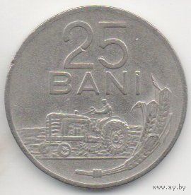 НАРОДНАЯ РЕСПУБЛИКА РУМЫНИЯ 25 БАНЕЙ 1960. ОТЛИЧНАЯ