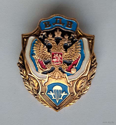 Значок Россия: ВДВ герб (винт, лёгкий)