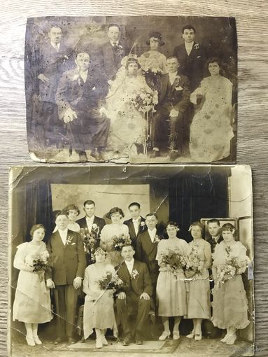 Фото.Свадьбы-эмиграция.1900-е годы.цена за две.