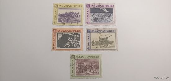 Польша 1968. 25 летие Польской народной армии.