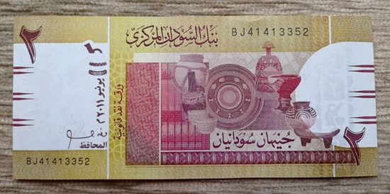 Werty71 Судан 2 фунта 2011 UNC банкнота