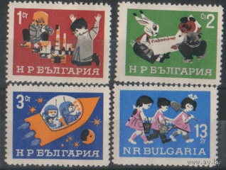 БЛ. М. 1843/46. 1966. Дети. Ракета.ЧиСт.