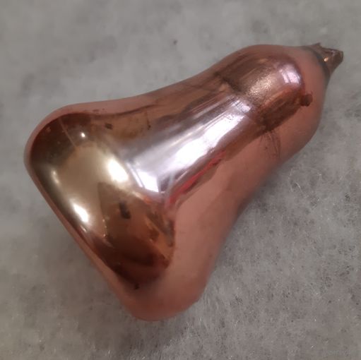 Игрушка ёлочная Колокольчик Звонкий, стекло. СССР