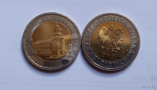 5 злотых Замок в Ланьцуте