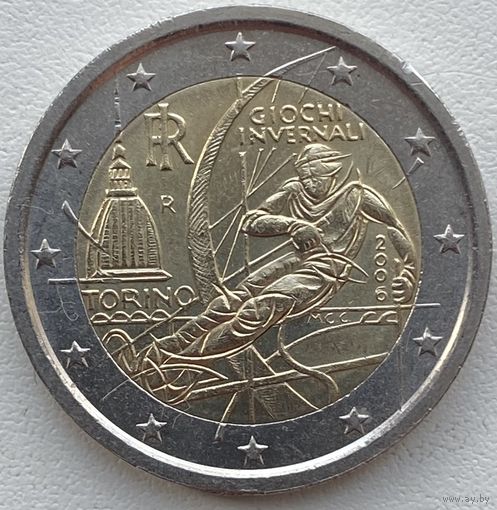 Италия 2 евро 2006 г. Италия XX зимние Олимпийские игры