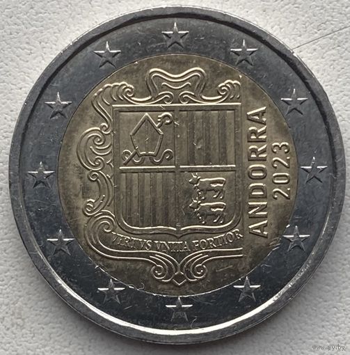Андорра 2 евро 2023 г.