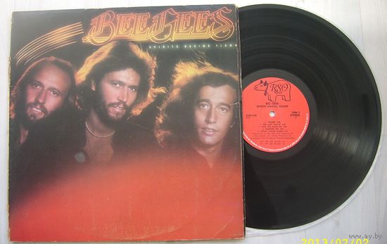 BEE GEES - SPIRITS HAVING FLOWN (ISRAEL 1979 винил LP) развоторный