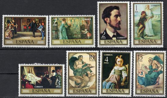 Испания 1974. Живопись. 8 марок 2098-105