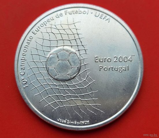 1000 эскудо 2001 Португалия Чемпионат Европы по футболу 2004, Португалия! Серебро 27 грамм 500 пробы 0,434 унции! ВОЗМОЖЕН ОБМЕН!