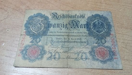 20 марок 1910 года Германии  5602694  семь цифр