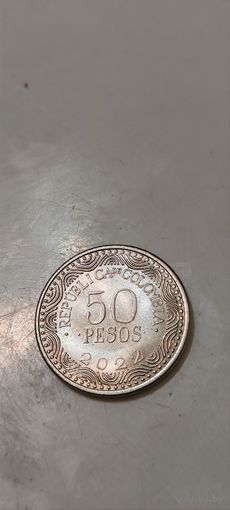 Колумбия 50 песос 2022