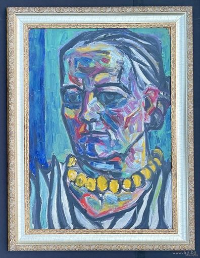 Кищенко А.М. Ранний "Мама", 1970г. Картон, масло. Размер 70х50 см.