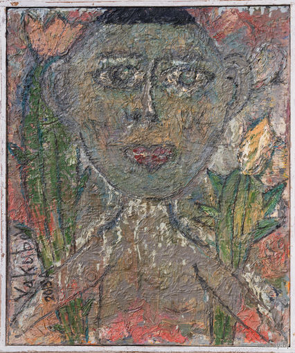 Картина авторская  мальчик в кипе