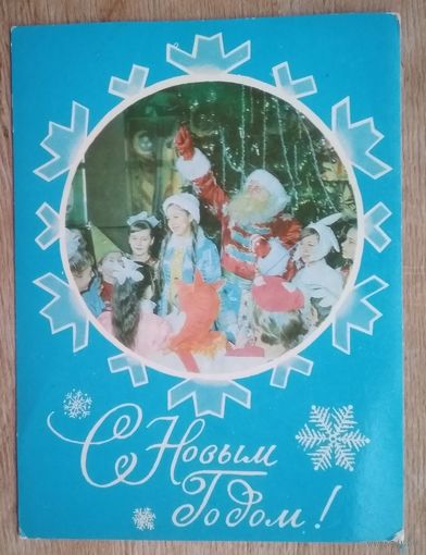Минкович М. С Новым годом! Беларусь. 1972 г. Чистая