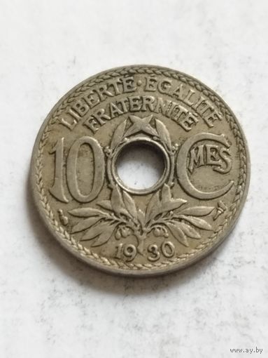 Франция 10 сантим 1930