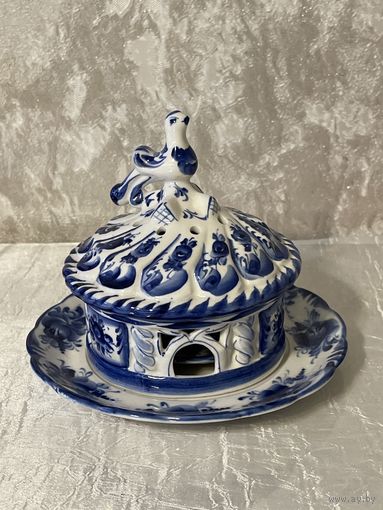 Подсвечник.Гжель.