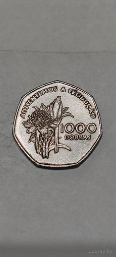 Сан томе и Принсипи 1000 добрас 1997