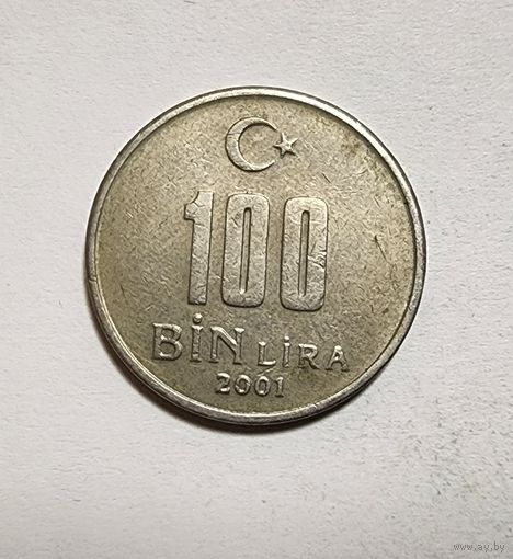 Турция 100.000 лир, 2001