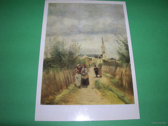 Живопись Коро Колокольня чистая