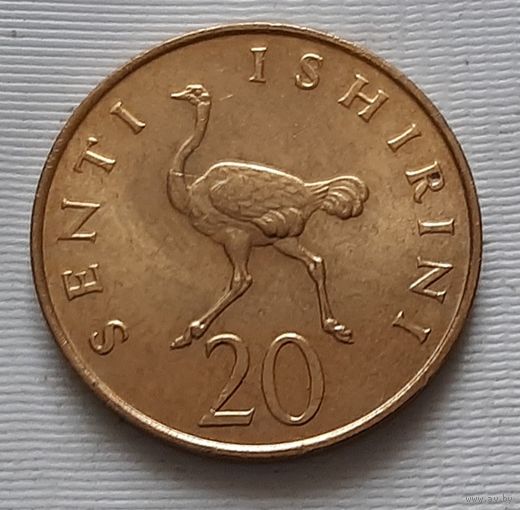 20 центов 1982 г. Танзания