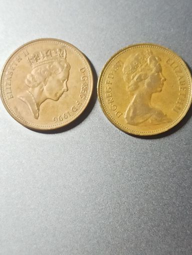 Великобритания, 2 пенса, 1971, 1996
