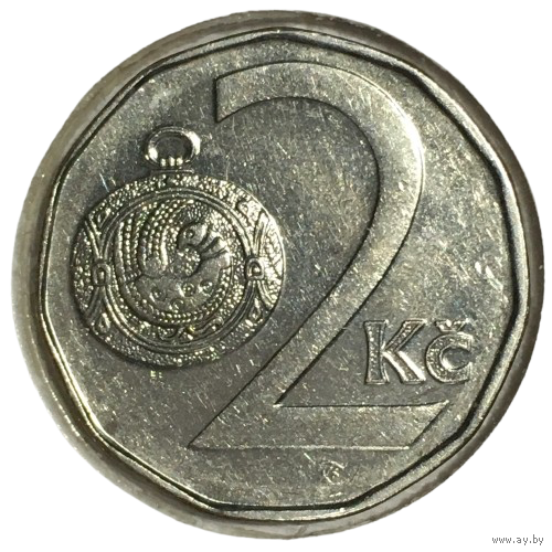 Чехия 2 кроны, 1993 (холдер)