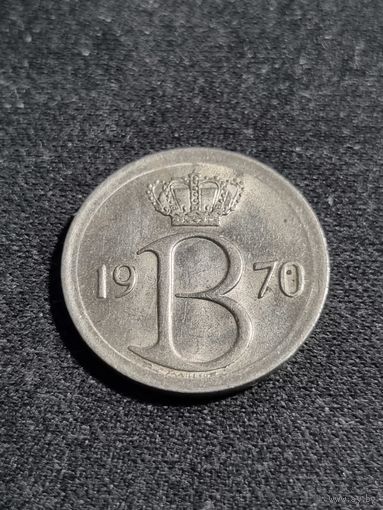 Бельгия 25 сантимов 1970